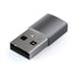 Satechi Aluminium USB-A To USB-C Adapter (Space Grey) - Digital3d.com.au